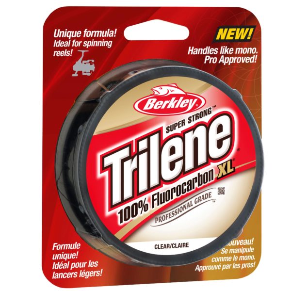 Trilene 100% Fluorocarbon XL Line Spool – 200 Yards, 0.007″ Diameter, 4 lbs Breaking Strength, Clear