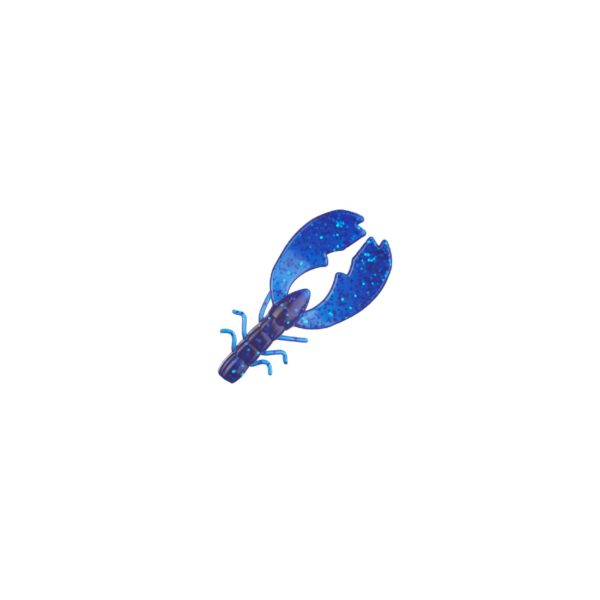 Powerbait Chigger Craw Soft Bait – 4″ Length, Sapphire Blue, Per 9
