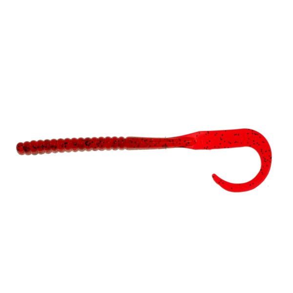 PowerBait Power Worm Soft Bait – 7″ Length, Cherryseed, Per 13