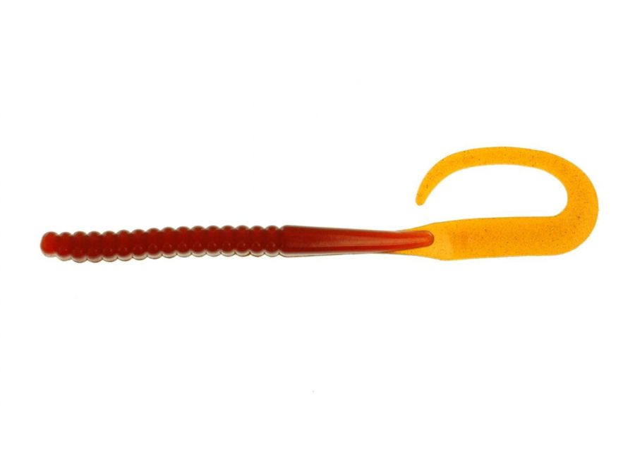 PowerBait Power Worm Soft Bait – 7″ Length, Motor Oil, Per 13