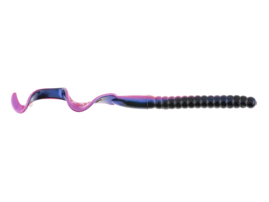 PowerBait Power Worm Soft Bait – 7″ Length, Tequila Sunrise, Per 13
