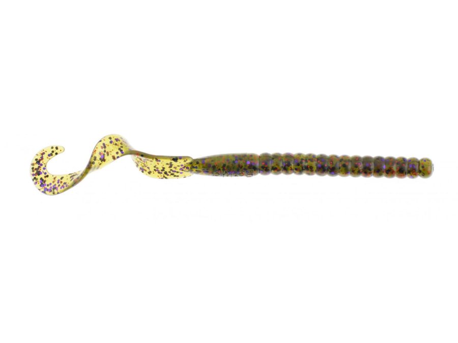 PowerBait Power Worm Soft Bait Watermelon Purple Red Fleck
