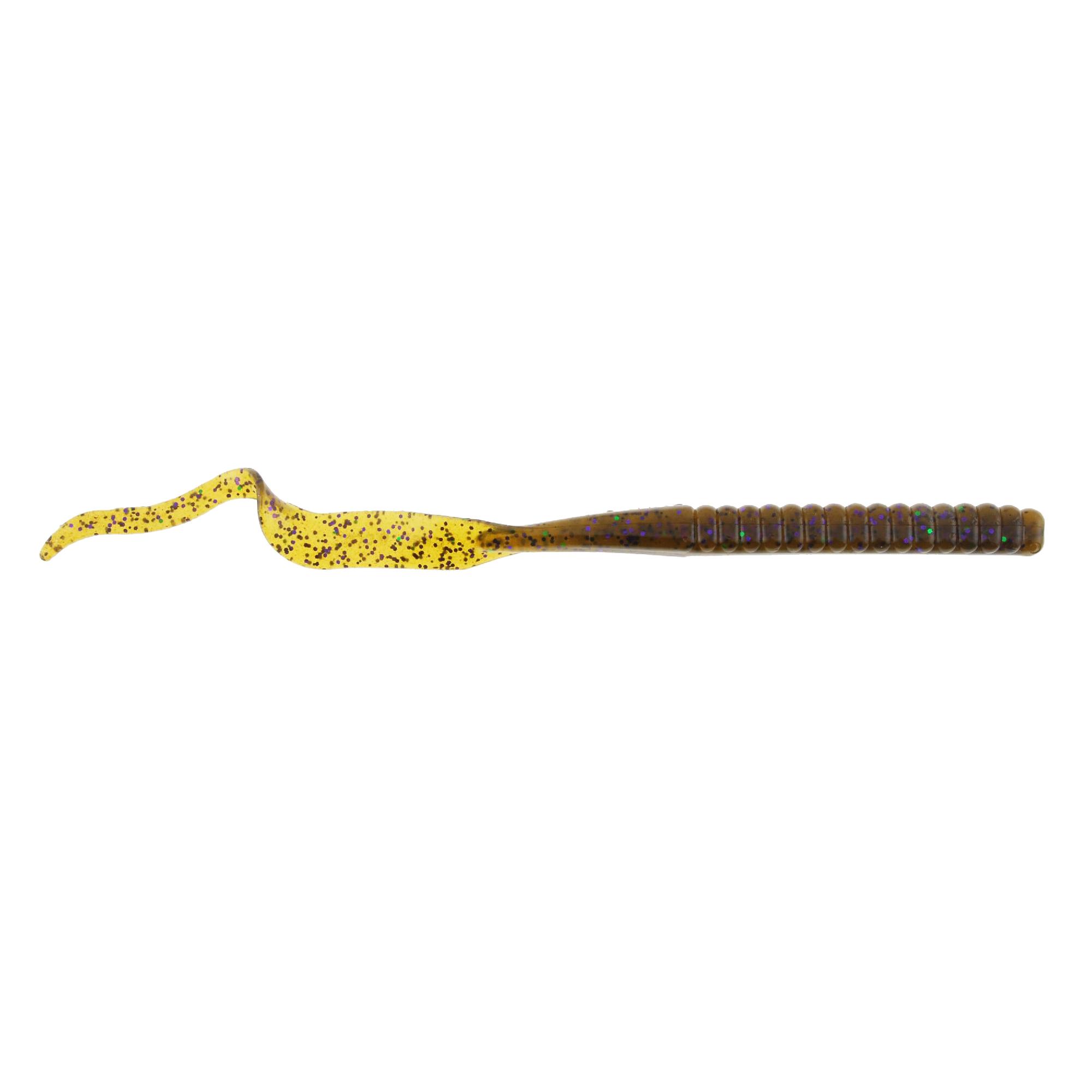 PowerBait Power Worm Soft Bait 10″ Length, Watermelon Candy, Per 8