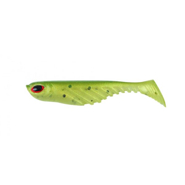 PowerBait Ripple Shad – 4″ Length, Green Back Pearl, Per 7