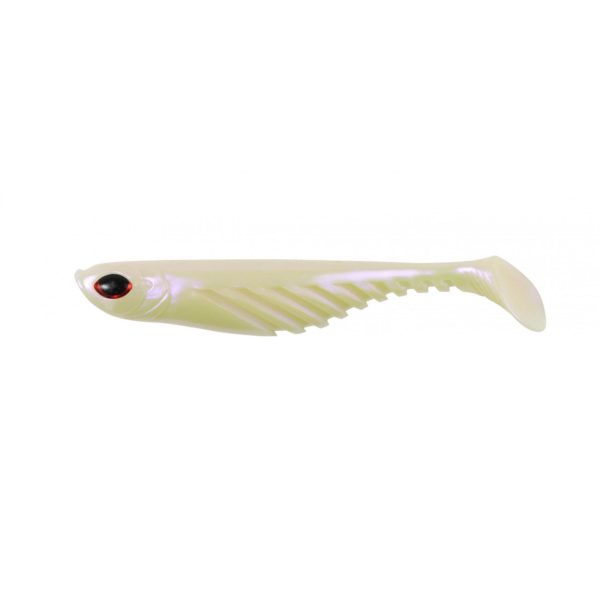 PowerBait Ripple Shad – 4″ Length, Pearl White, Per 7