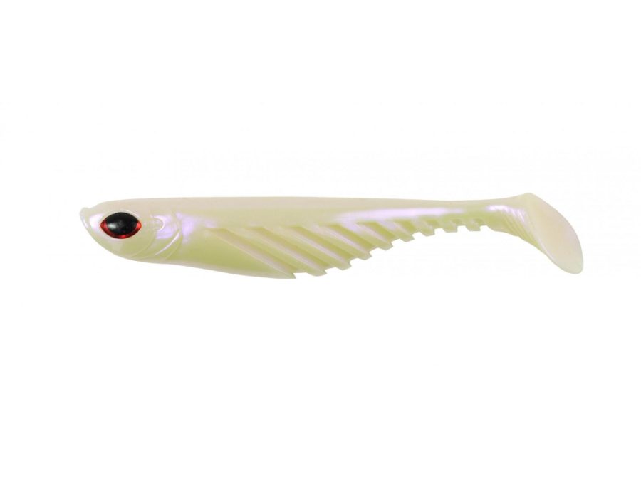 PowerBait Ripple Shad – 4″ Length, Pearl White, Per 7