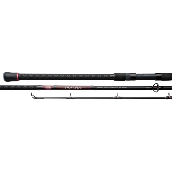 Prevail Surf Casting Rod – 12′ Length, 2 Piece Rod, 20-40 lb Line Rate, Heavy Power, Fast Action