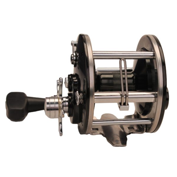 General Purpose Level Wind Conventional Reel – 309 Reel Size, 2.8:1 Gear Ratio, 20″ Retrieve Rate. 15 lb Max Drag, Right Hand