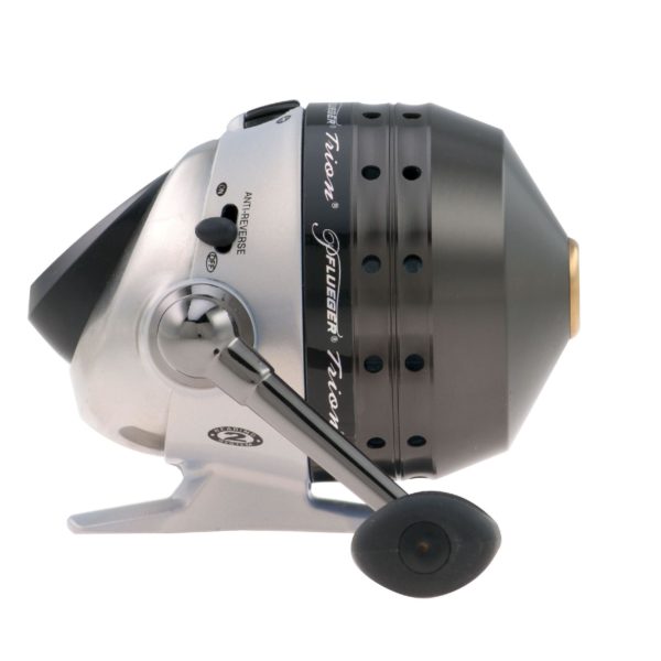 Trion Spincast Reel - 6 Reel Size, 3.4:1 Gear Ratio, 14.50" Retreieve Rate, 6 lbs Pre Spooled Trion Spincast Reel – 6 Reel Size, 3.4:1 Gear Ratio, 14.50″ Retreieve Rate, 6 lbs Pre Spooled