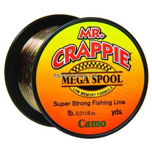 Mr. Crappie Mega Spools Camo, 8 lb