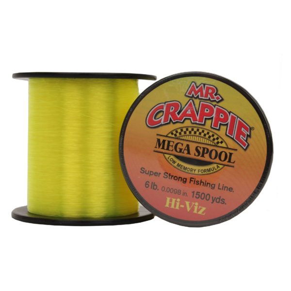Mr. Crappie Mega Spools – HiVis, 6 lb