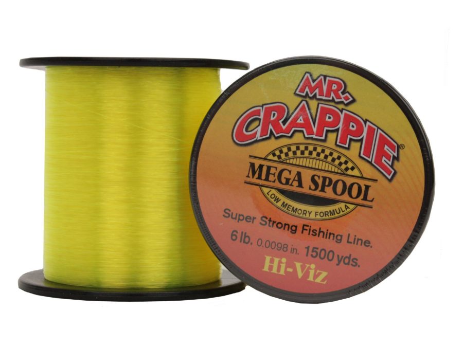 Mr. Crappie Mega Spools – HiVis, 6 lb