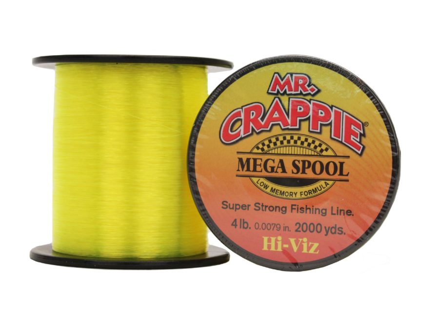Mr. Crappie Mega Spools – HiVis, 4 lb