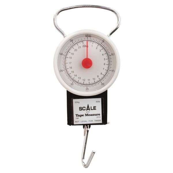 Scale w-Tape Measure – 50 lb, Dial