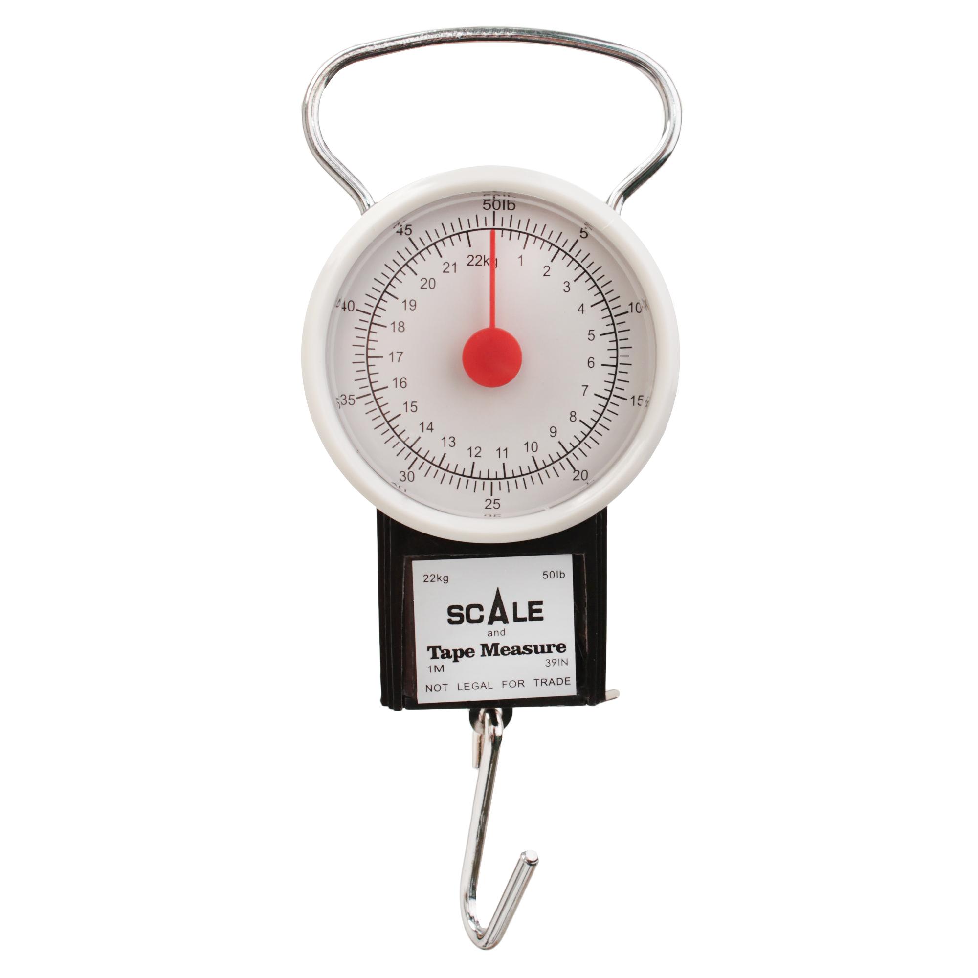 Scale wTape Measure 50 lb, Dial