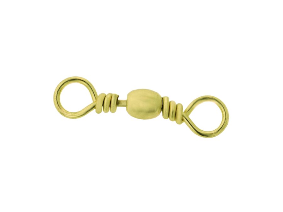 Brass Barrel Swivel – Size 19, Per 3
