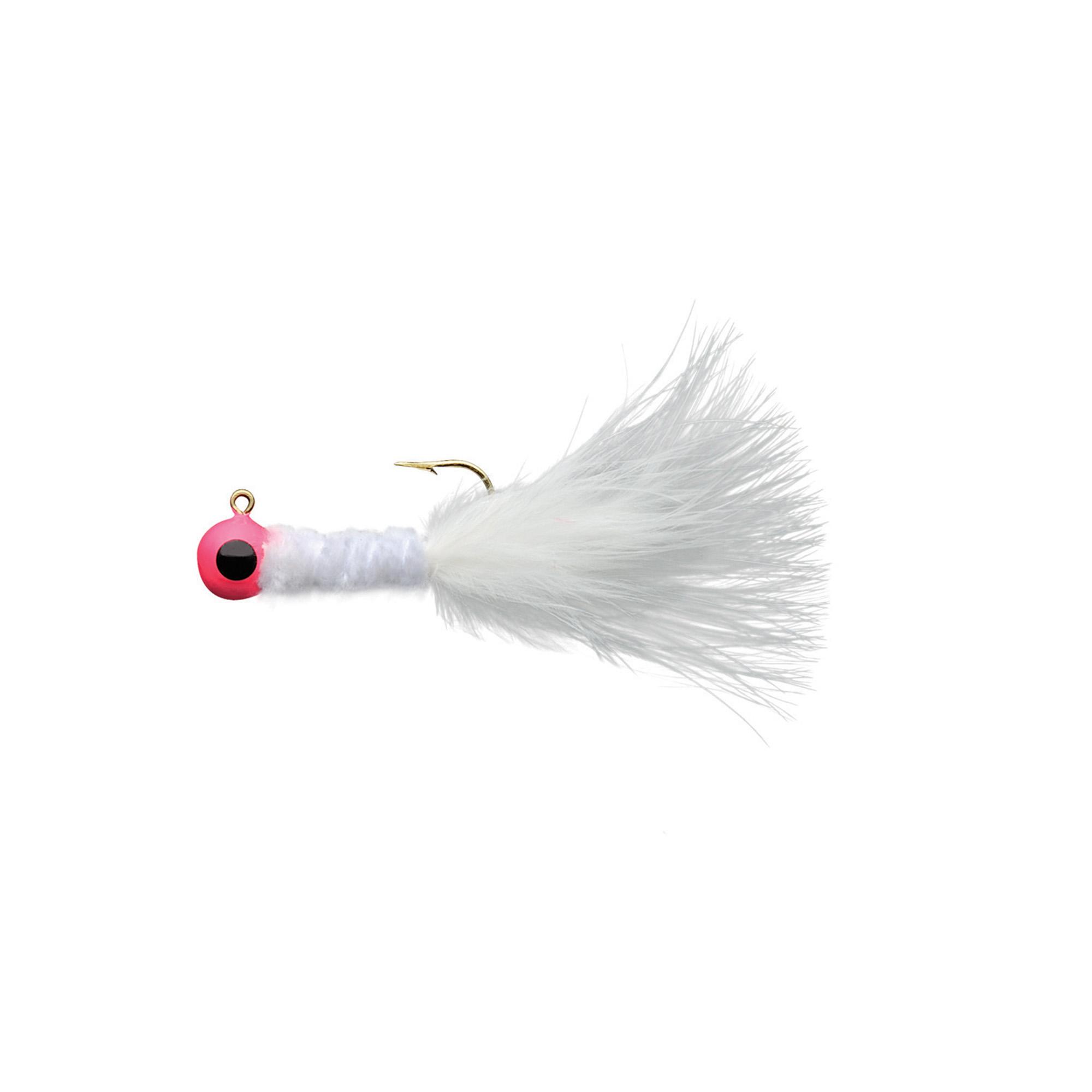 6 Packs Lindy Dancin' Crappie Tube Jig 1/32 OZ Red Split Melon