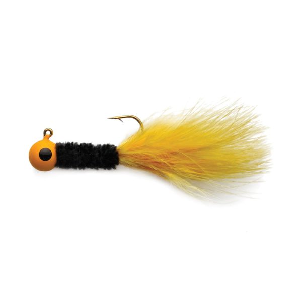 Crappie Jig 1-32 oz – Yellow-Black-Yellow