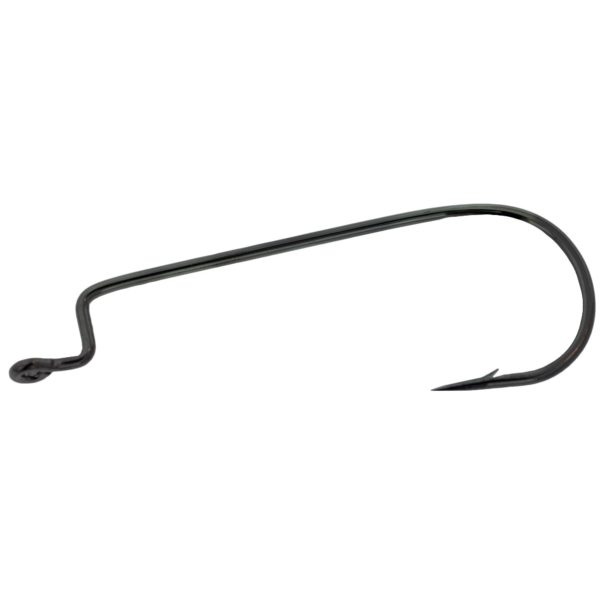 Lazer Worm Round Bend Hook – Size 1-0 (Per 6)