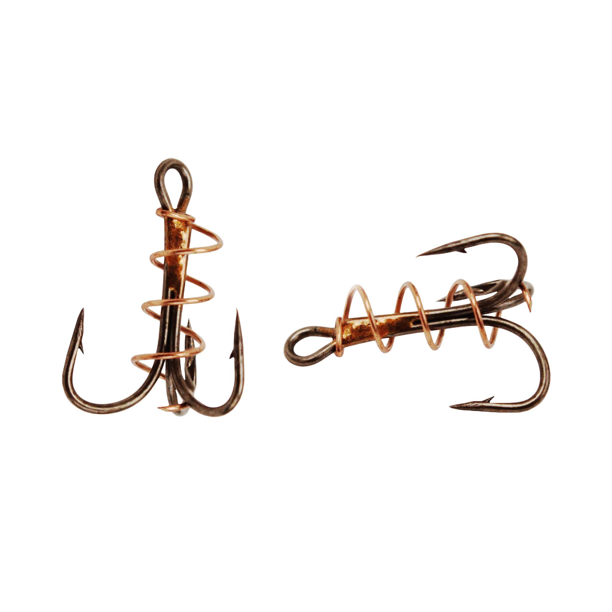 Soft Bait Treable Hook Bronze, Size 4 (Per 5)