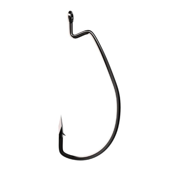 Trokar Magworm Hook – Platinum Black, Size 4-0 (Per 5)