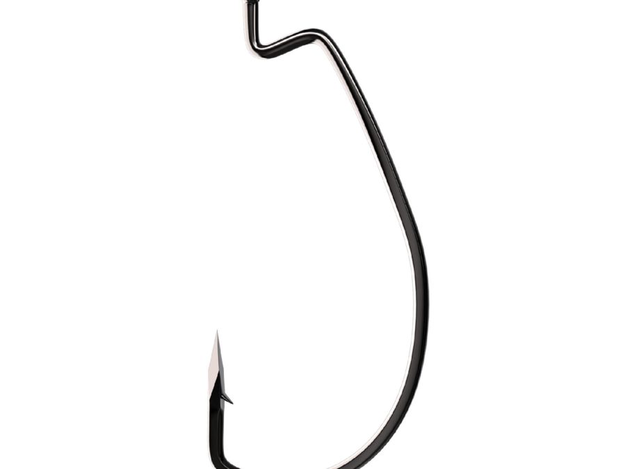 Trokar Magworm Hook – Platinum Black, Size 4-0 (Per 5)