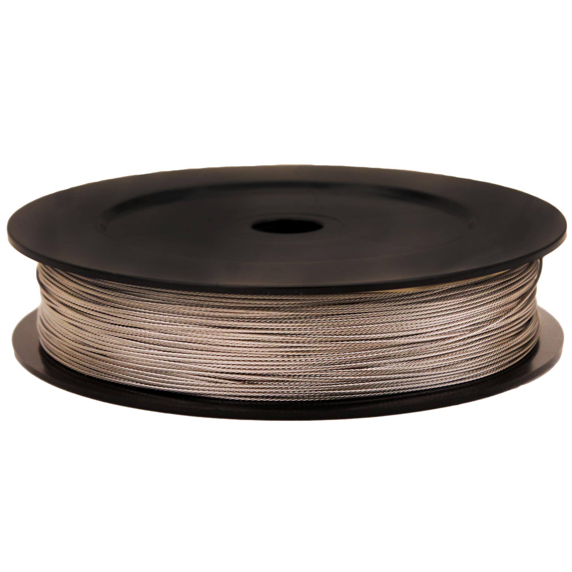 Premium Stainless Steel Replacement Downrigger Cable 300 Foot Spool