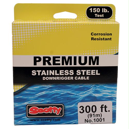 Premium Stainless Steel Replacement Downrigger Cable – 300 Foot Spool