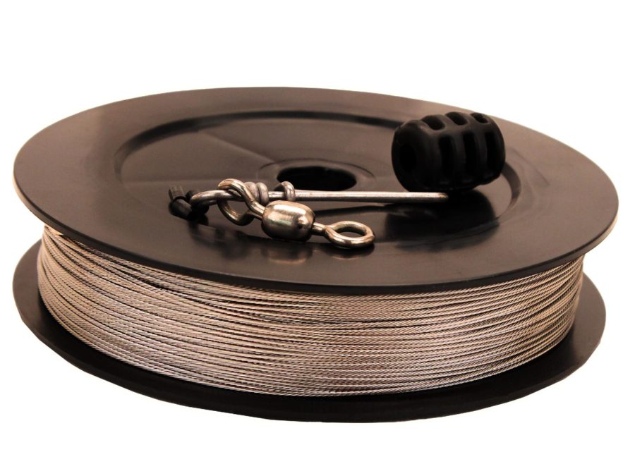 Premium Stainless Steel Downrigger Cable – 400 ft, 150 lb Test