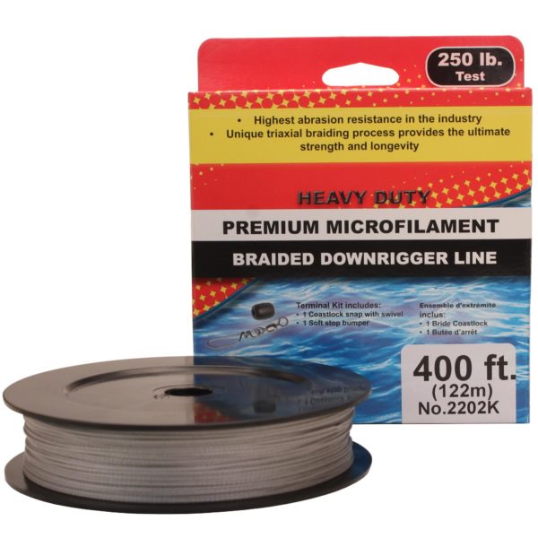 PBF Downrigger Line – 250 lb Test, 400 Feet Spool Kit
