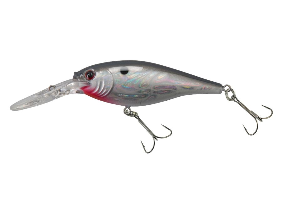 Flicker Shad Pro Slick Hard Bait – 2″ Length, 9′-11′ Swimming Depth:, 2 Hooks, Slick Mouse, Per 1