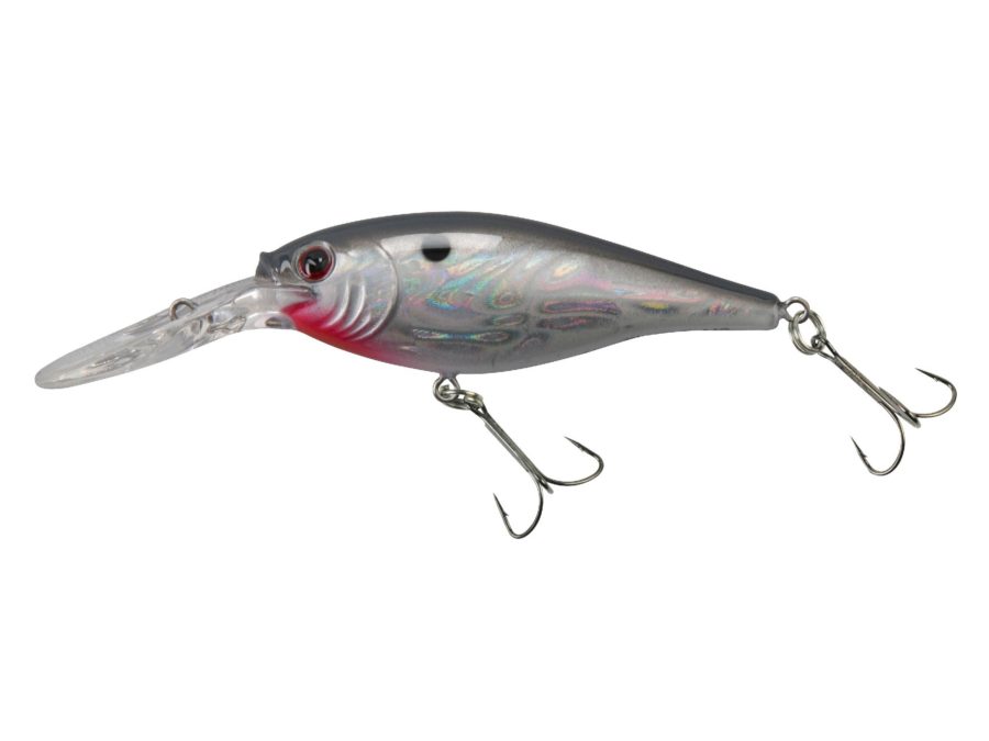 Flicker Shad Pro Slick Hard Bait – 2 3-4″ Length, 11′-13′ Swimming Depth, 2 Hooks, Slick Mouse, Per 1