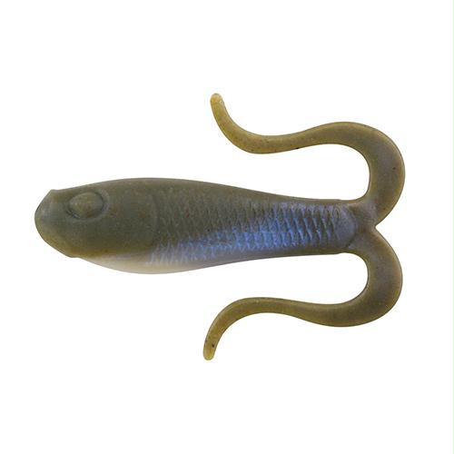 Gulp Double Tail Grub, 3″, Watermelon Pearl