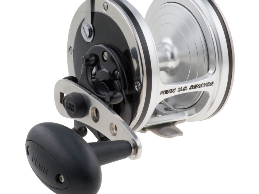 US Senator Conventional Reel – 113W, 4.3:1 Gear Ratio, 34″ Line Retrieve, 27 lb Max Drag, Right Hand