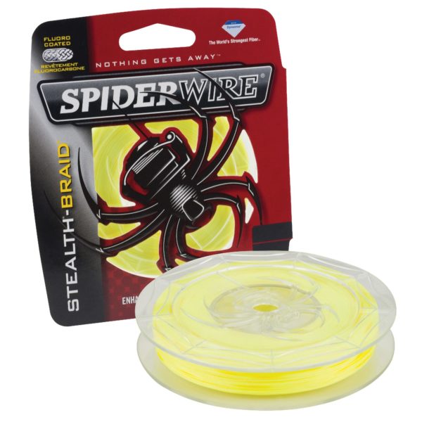 Stealth Braid Superline Line Spool – 300 Yards, 0.0012″ Diameter, 30 lbs Break Strength, Hi Vis Yellow