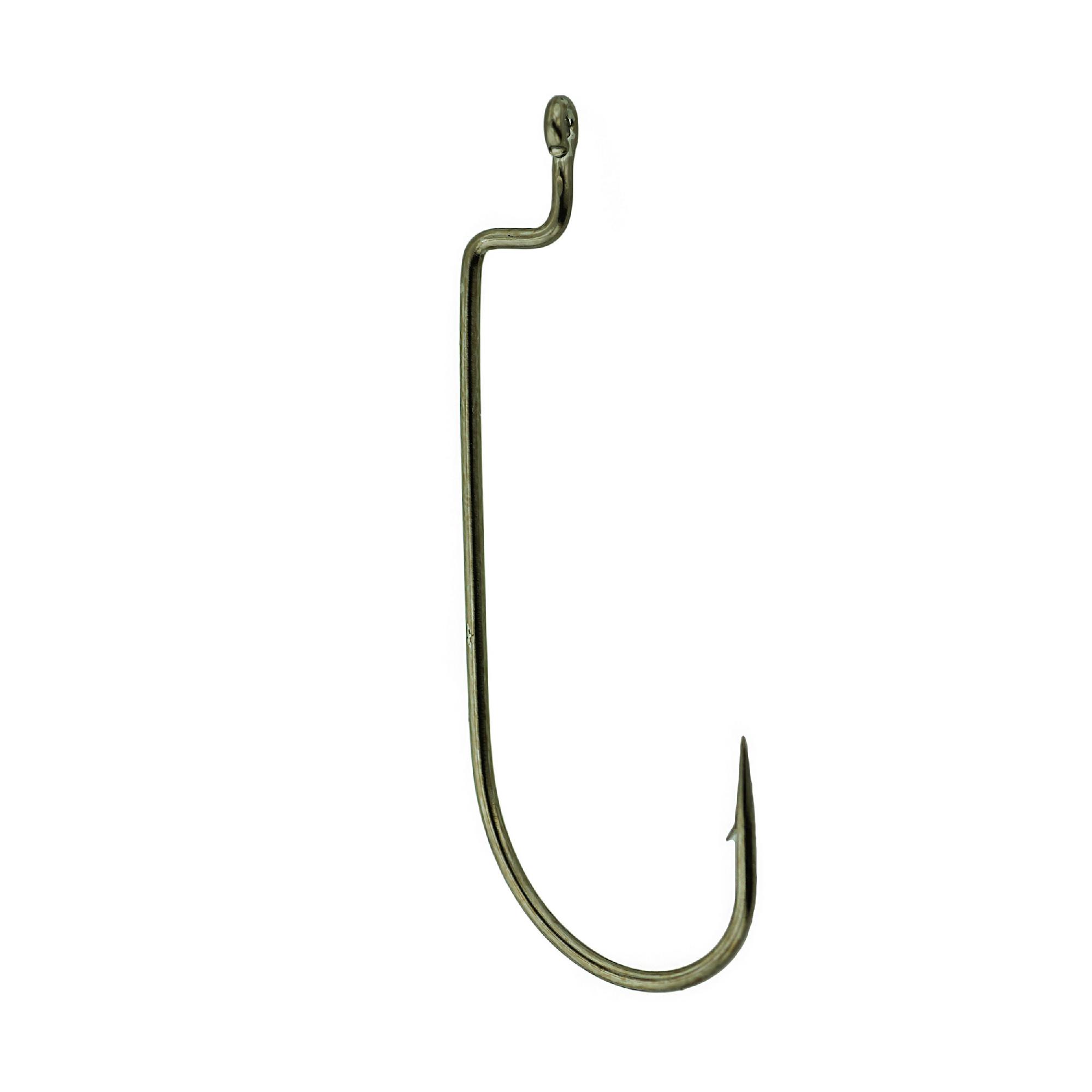Worm Hook Size 20, Bronze, Offset Shank, Per 6