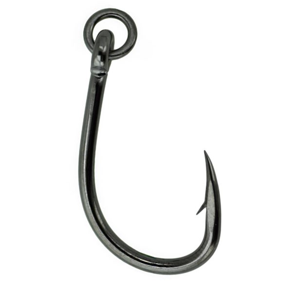 Live Bait Hook with Solid Ring – Size 4-0, NS Black, Per 4