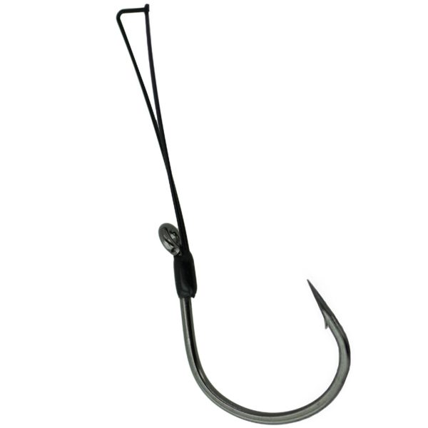 Finesse Wide Gap – Size 1-0, Weedless Hook, NS Black, Per 5