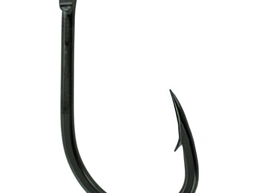 Octopus Hook – Size 7-0, Straight Eye, 4x Strong, Inline Point, NS Black, Per 6