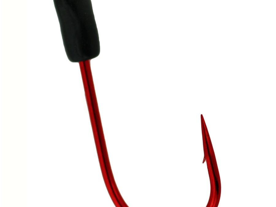 Trailer SP Hook – Size 2-0, Red, Per 4