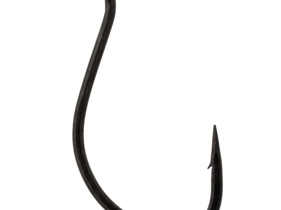 TGW Drop Shot Hook – Size 2, Matte Charcoal, Per 6