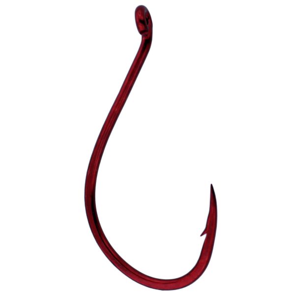Octopus Light Hooks – Size 2-0, Red, Per 6