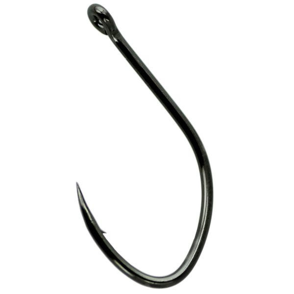 Micro V Gap Hook – Size 6, NS Black, Per 10