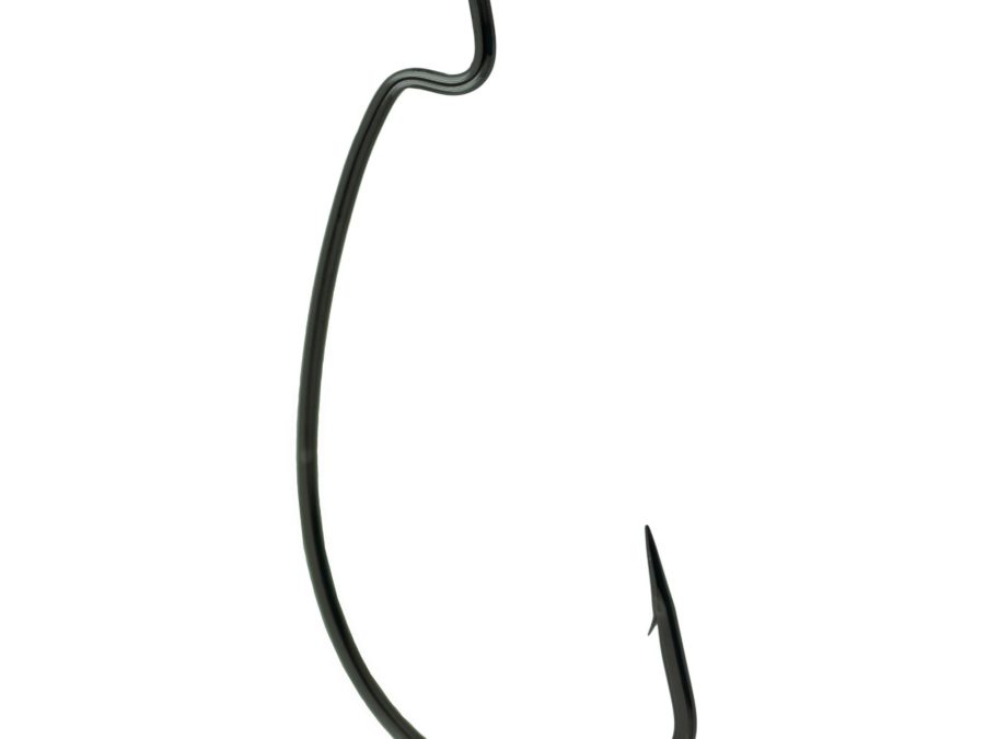 Worm Hook – Size 5-0, Offset Shank, EWG, NS Black, Per 25