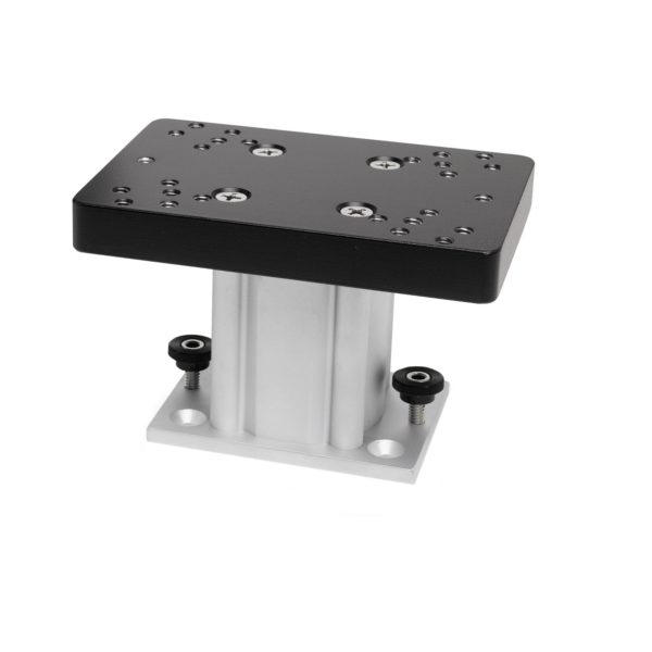 Aluminum Fixed Base Pedestal Mount – 4″