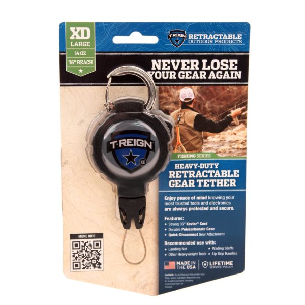 Retractable Gear Tether Fishing – Extreme Duty, 14-36″