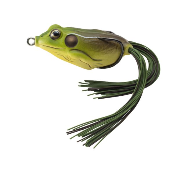 Frog Hollow Body – Freshwater, 2 1-4″, #1-0 Hook, Topwater Depth, Green-Brown