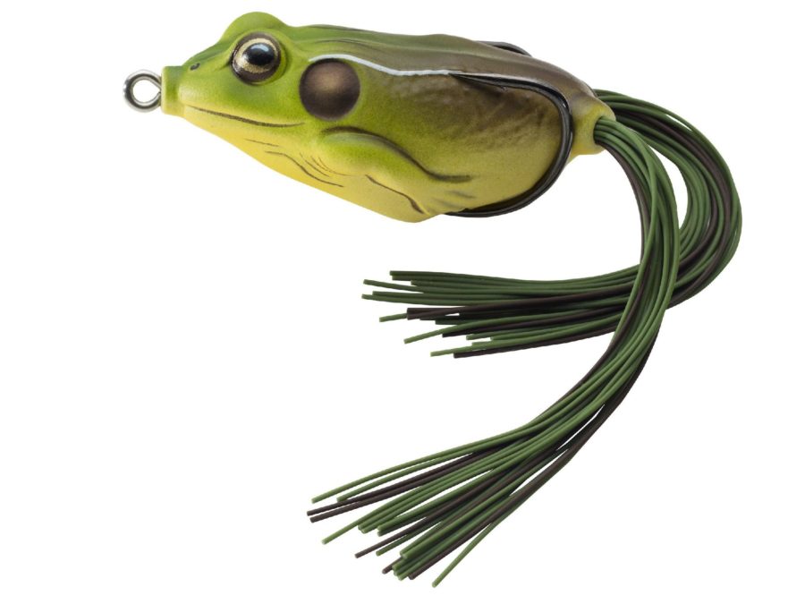 Frog Hollow Body – Freshwater, 2 1-4″, #1-0 Hook, Topwater Depth, Green-Brown