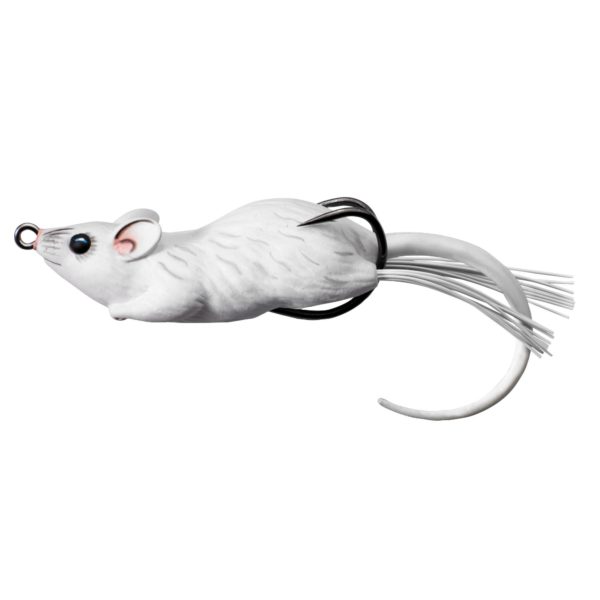 Field Mouse Hollow Body – Freshwater, 2 3-4″, #2-0 Hook, Topwater Depth, White-White