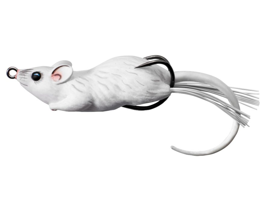 Field Mouse Hollow Body – Freshwater, 2 1-4″, #1-0 Hook, Topwater Depth, White-White